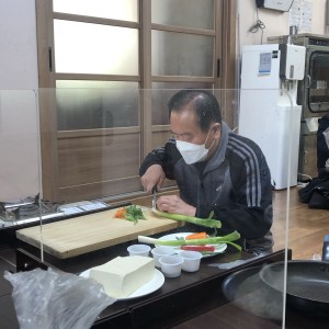 상반기 중년남성 요리특강 프로그램이 진행되었습니다. 이미지